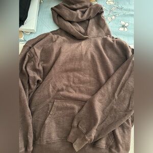 Hollister Brown Hooded Sweatshirt